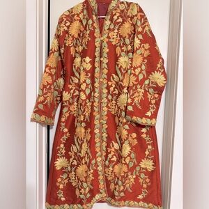 Kashmiri embroidery Coats